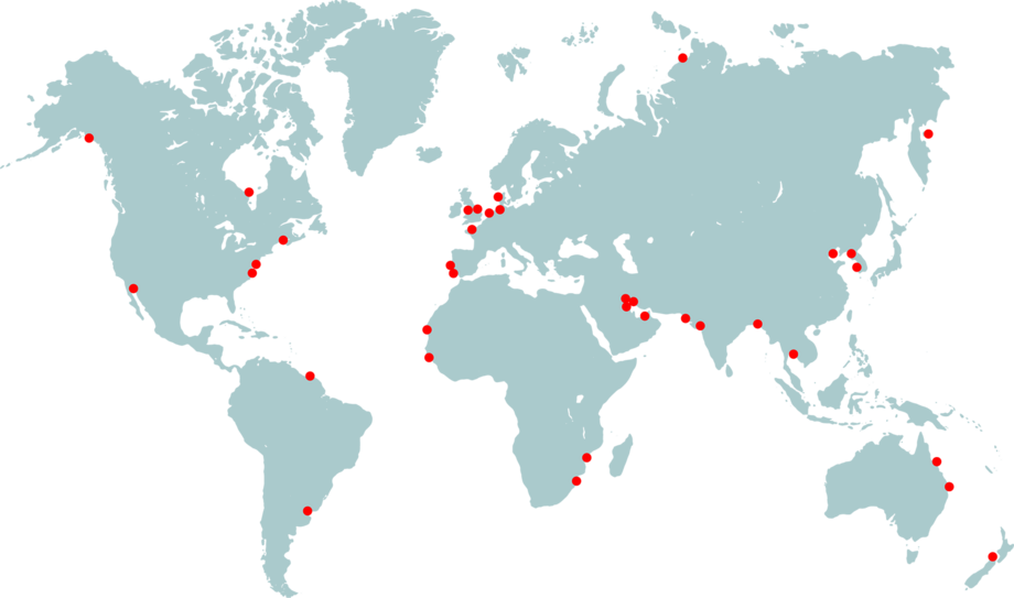 Watt Global Wattenmeere weltweit Wattenmeere Weltkarte
